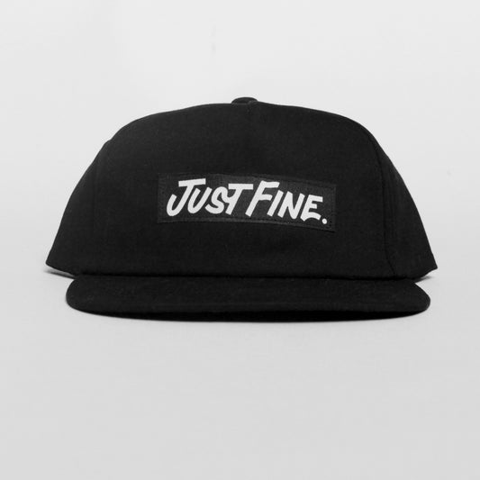 Just Fine Horizontal Snapback [Blk]