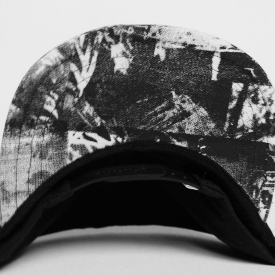 Just Fine Collage Brim Stacked Snapback