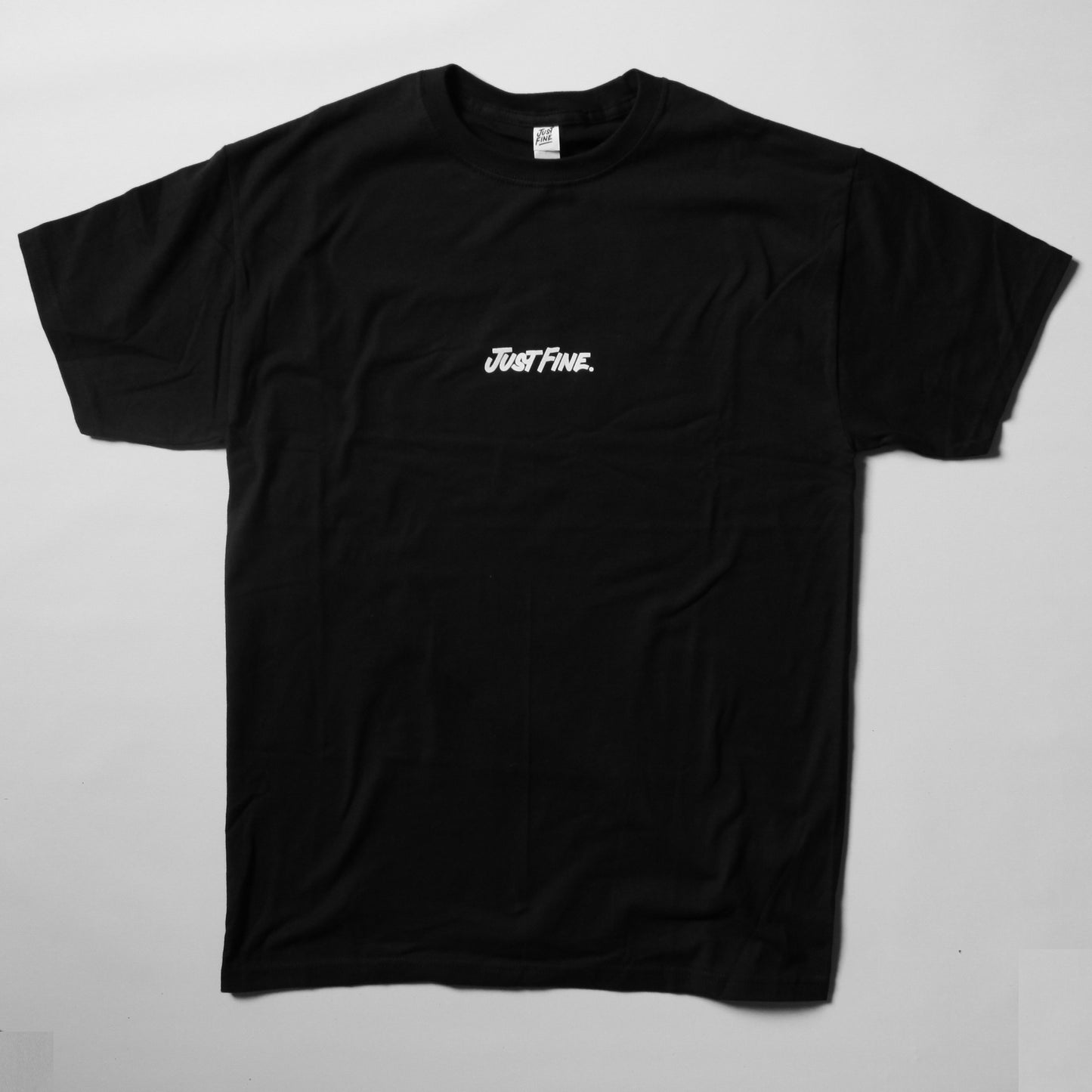 Just Fine Horizontal T-Shirt [BLK]